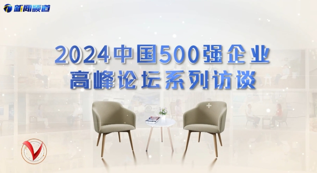 天津衛(wèi)視 | 2024中國500強(qiáng)企業(yè)高峰論壇采訪蔣錫培